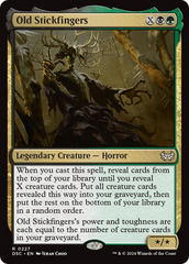 Velho Dedos-de-palito / Old Stickfingers - Magic: The Gathering - MoxLand