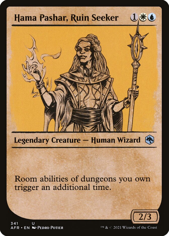 Hama Pashar, Buscadora de Ruínas / Hama Pashar, Ruin Seeker - Magic: The Gathering - MoxLand