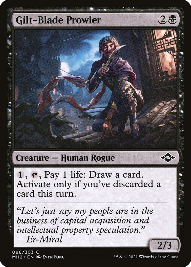 Espreitador da Lâmina d'Ouro / Gilt-Blade Prowler - Magic: The Gathering - MoxLand