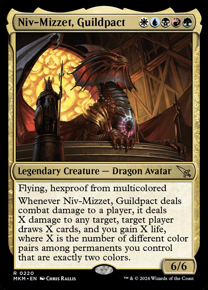 Niv-Mizzet, Pacto das Guildas / Niv-Mizzet, Guildpact - Magic: The Gathering - MoxLand