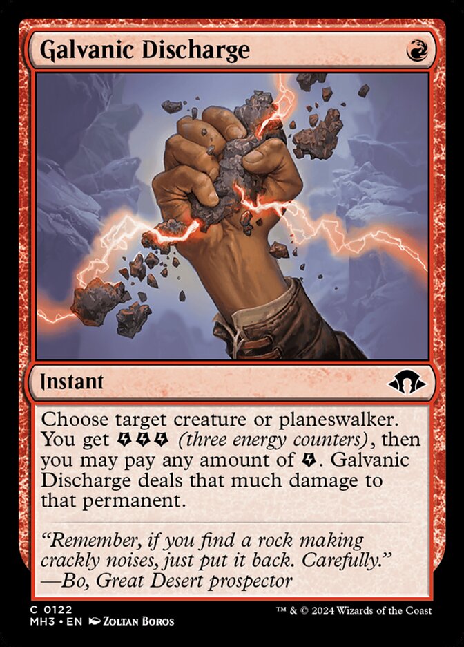 Descarga Galvânica / Galvanic Discharge - Magic: The Gathering - MoxLand
