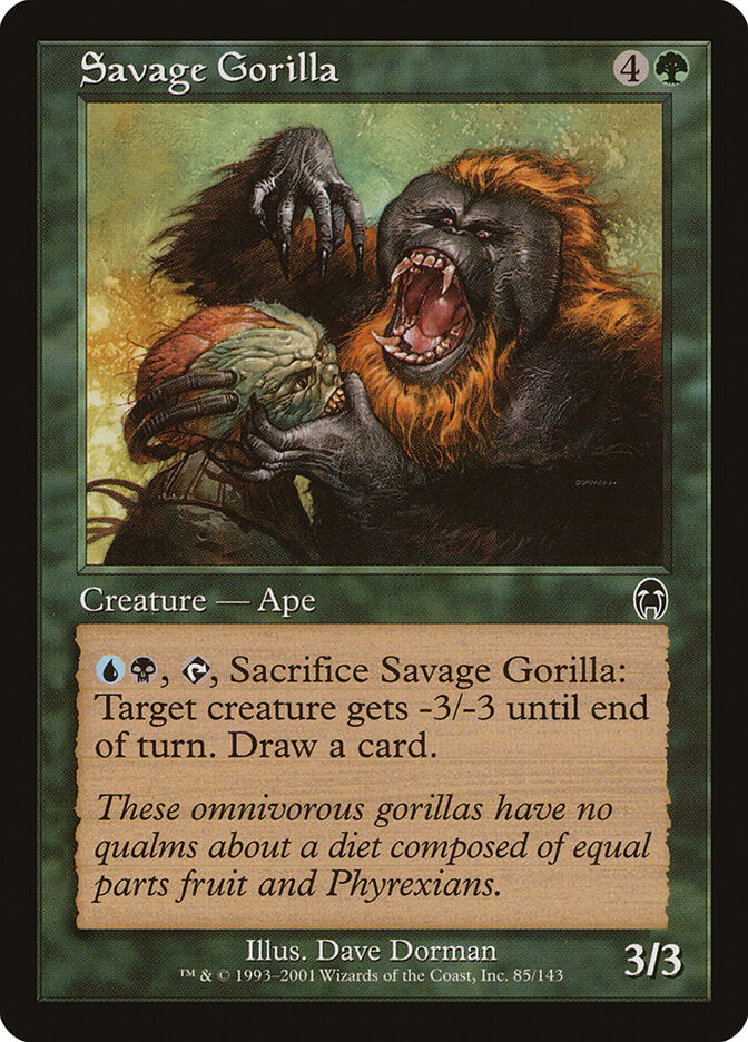 Gorila Selvagem / Savage Gorilla - Magic: The Gathering - MoxLand