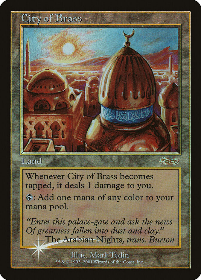 Cidade de Bronze / City of Brass - Magic: The Gathering - MoxLand