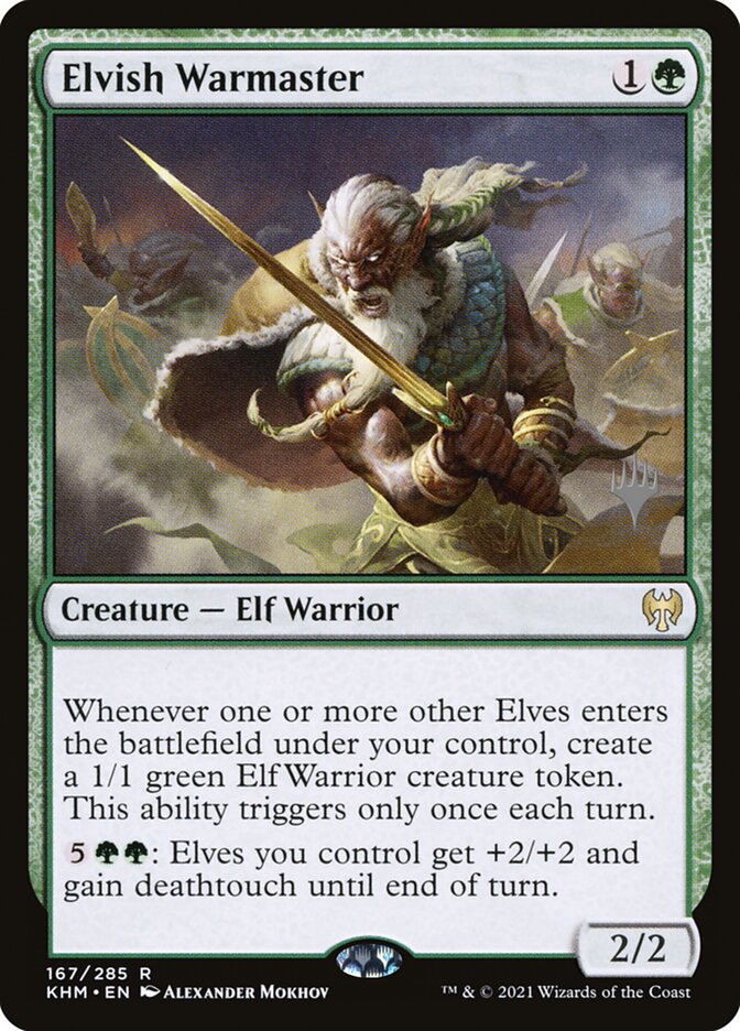 Mestre de Guerra Elfo / Elvish Warmaster - Magic: The Gathering - MoxLand