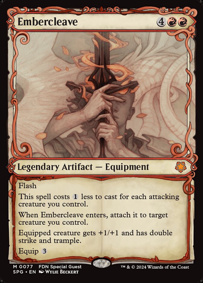 Brasolâmina / Embercleave - Magic: The Gathering - MoxLand