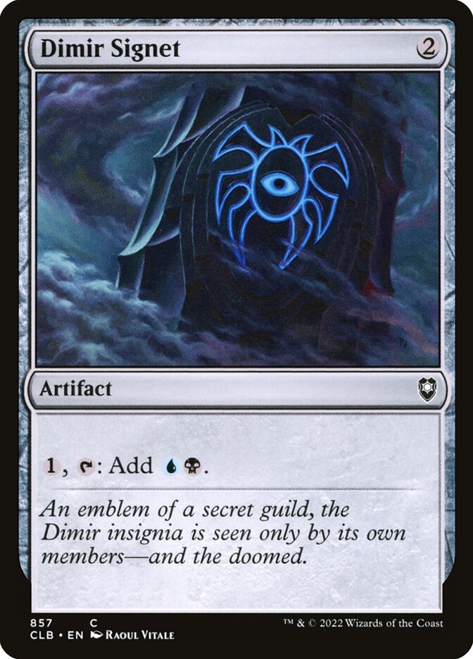 Sinete Dimir / Dimir Signet - Magic: The Gathering - MoxLand