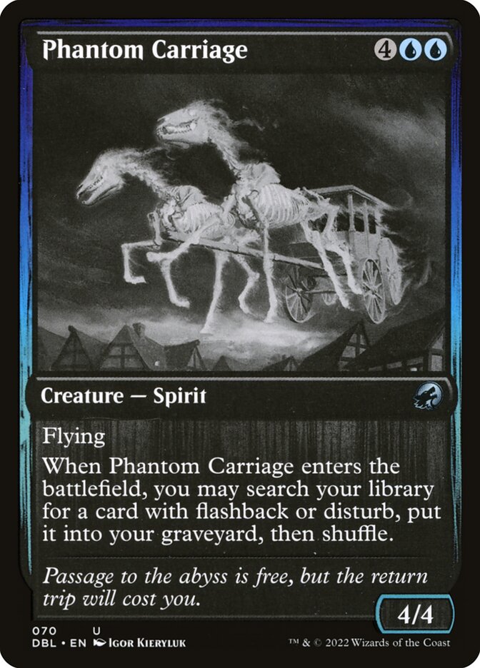 Carruagem Fantasma / Phantom Carriage - Magic: The Gathering - MoxLand