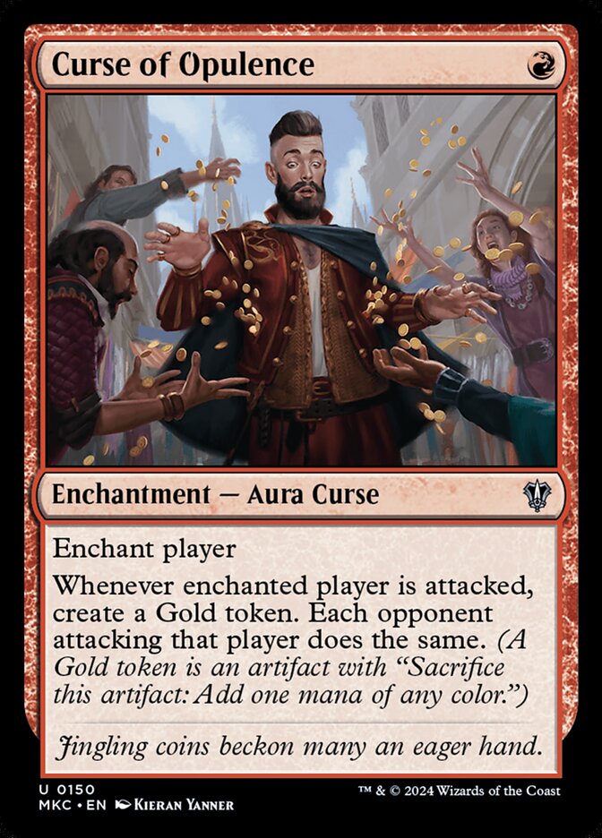 Maldição da Opulência / Curse of Opulence - Magic: The Gathering - MoxLand