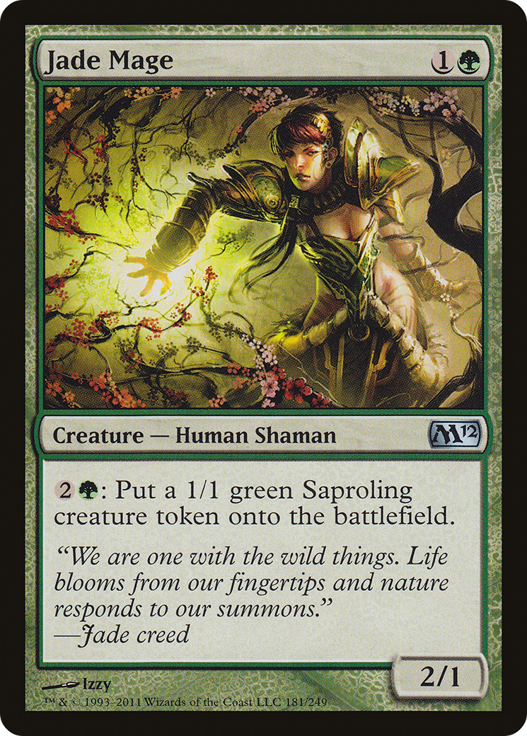 Mago Jade / Jade Mage - Magic: The Gathering - MoxLand