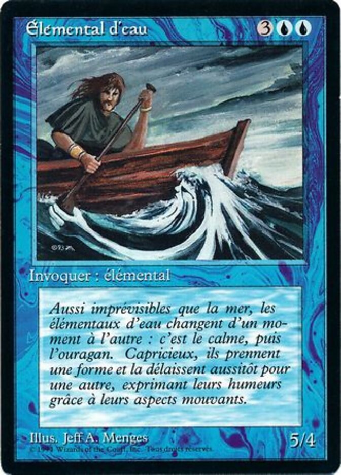Elemental da Água / Water Elemental - Magic: The Gathering - MoxLand
