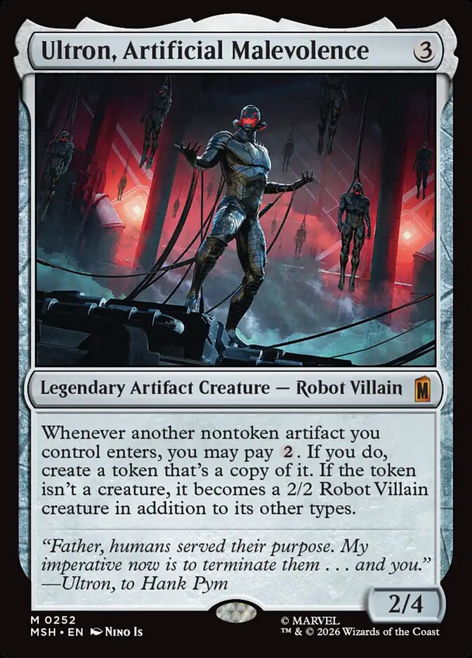 Ultron, Artificial Malevolence - Magic: The Gathering - MoxLand