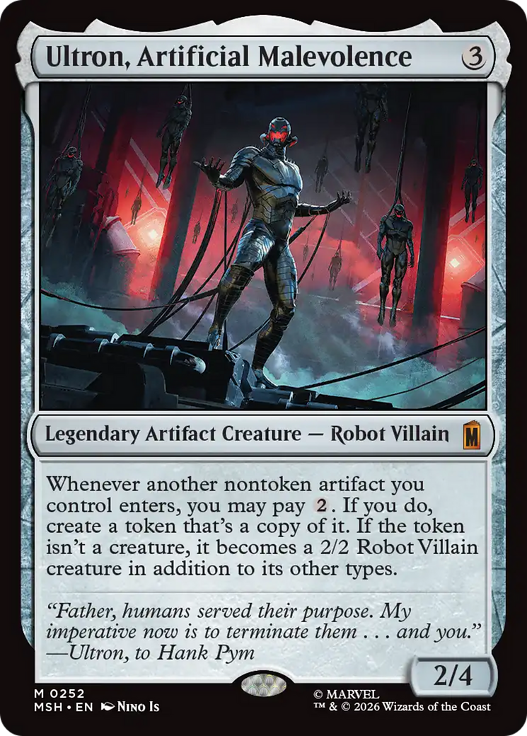 Ultron, Artificial Malevolence - Magic: The Gathering - MoxLand