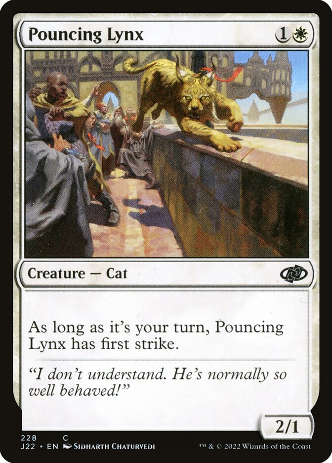 Lince Saltador / Pouncing Lynx - Magic: The Gathering - MoxLand