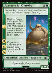 Invocação: Chocobo Gordo / Summon: Fat Chocobo - Magic: The Gathering - MoxLand