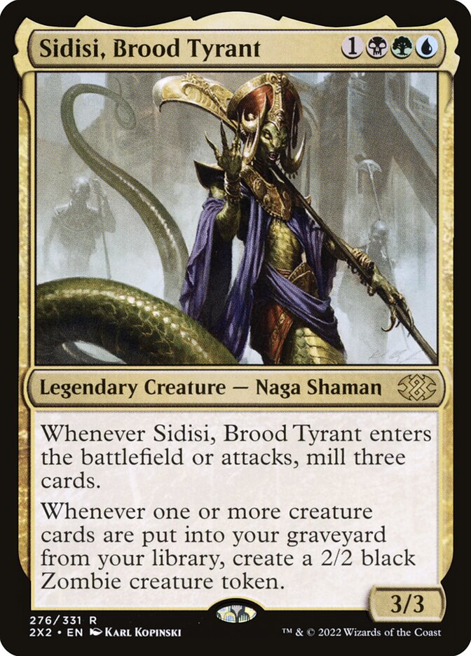 Sidisi, Tirana da Linhagem / Sidisi, Brood Tyrant - Magic: The Gathering - MoxLand