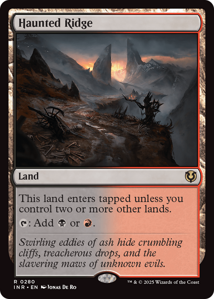 Cordilheira Assombrada / Haunted Ridge - Magic: The Gathering - MoxLand