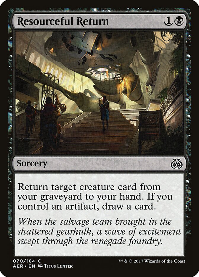 Retorno Engenhoso / Resourceful Return - Magic: The Gathering - MoxLand