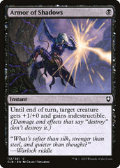 Armadura de Sombras / Armor of Shadows - Magic: The Gathering - MoxLand