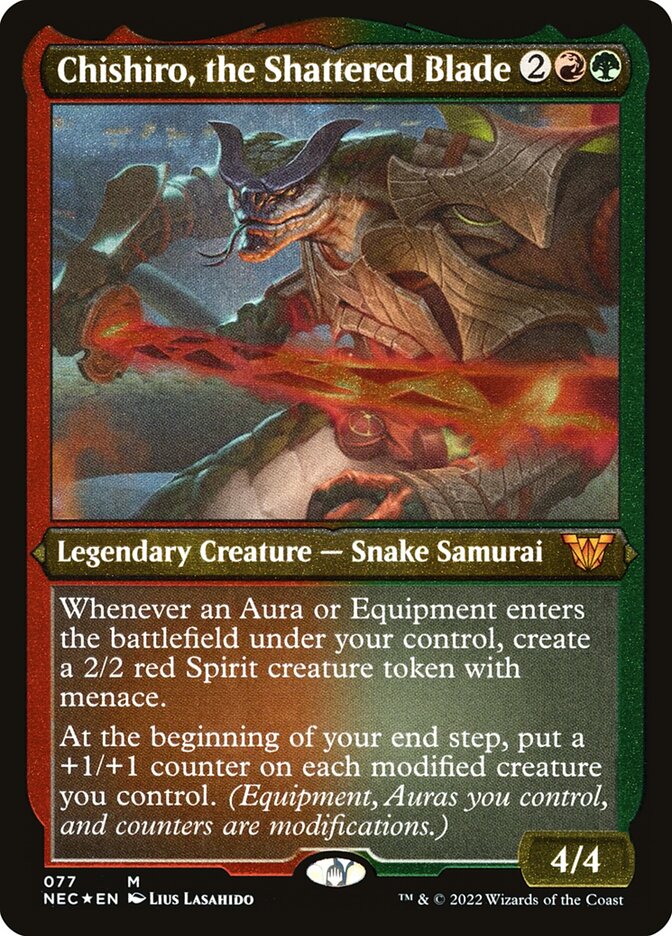 Chishiro, a Lâmina Despedaçada / Chishiro, the Shattered Blade - Magic: The Gathering - MoxLand
