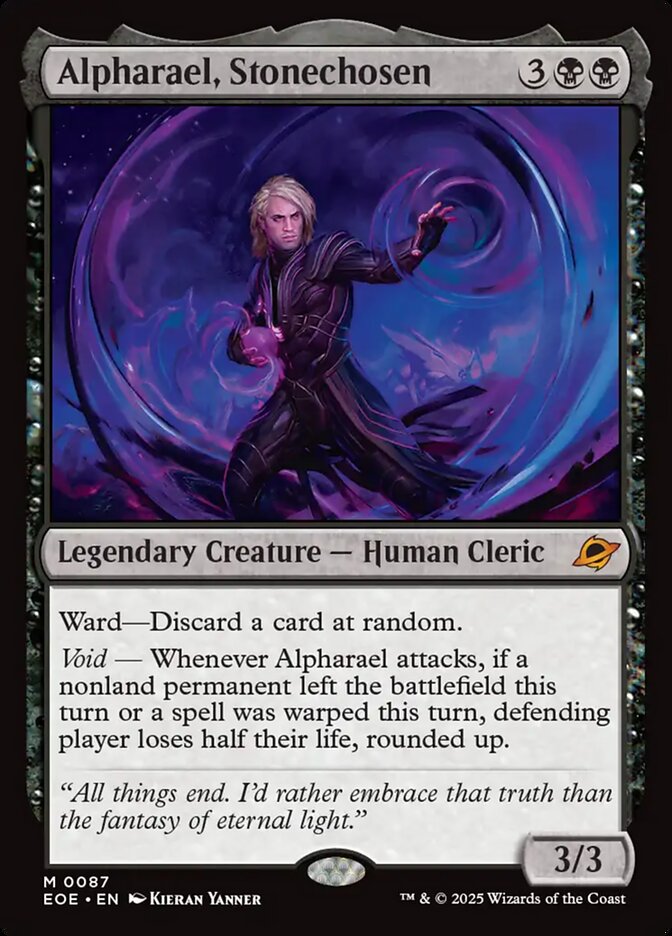 Alpharael, Escolhido pela Pedra / Alpharael, Stonechosen - Magic: The Gathering - MoxLand