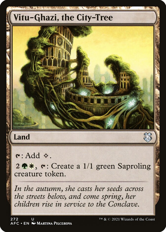 Vitu-Ghazi, a Árvore-cidade / Vitu-Ghazi, the City-Tree - Magic: The Gathering - MoxLand