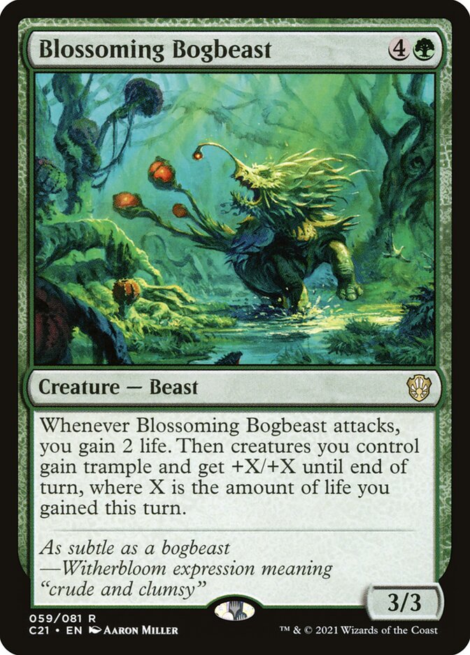 Fera-do-pântano Florescente / Blossoming Bogbeast - Magic: The Gathering - MoxLand