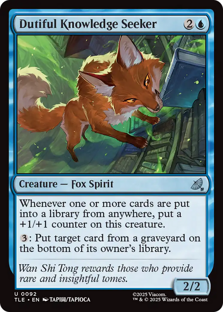 Buscador de Conhecimento Diligente / Dutiful Knowledge Seeker - Magic: The Gathering - MoxLand