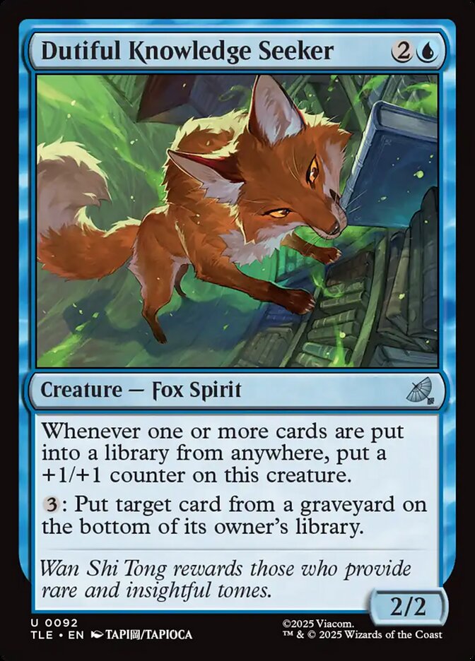 Buscador de Conhecimento Diligente / Dutiful Knowledge Seeker - Magic: The Gathering - MoxLand