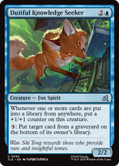 Buscador de Conhecimento Diligente / Dutiful Knowledge Seeker - Magic: The Gathering - MoxLand