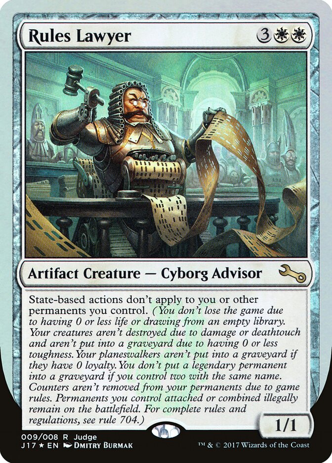 Rules Lawyer / Rules Lawyer - Magic: The Gathering - MoxLand