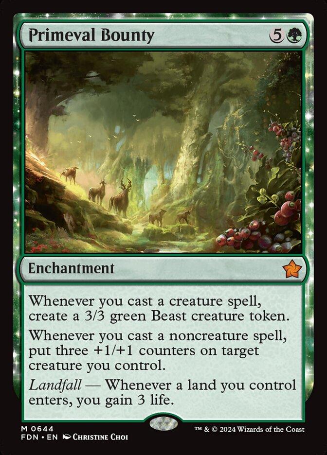 Recompensa Primordial / Primeval Bounty - Magic: The Gathering - MoxLand