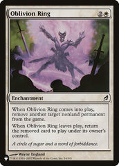Anel do Esquecimento / Oblivion Ring - Magic: The Gathering - MoxLand