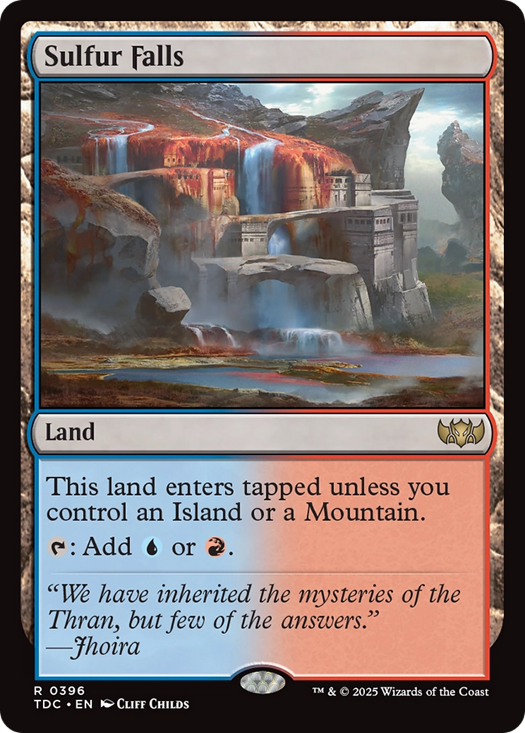 Cascata de Enxofre / Sulfur Falls - Magic: The Gathering - MoxLand