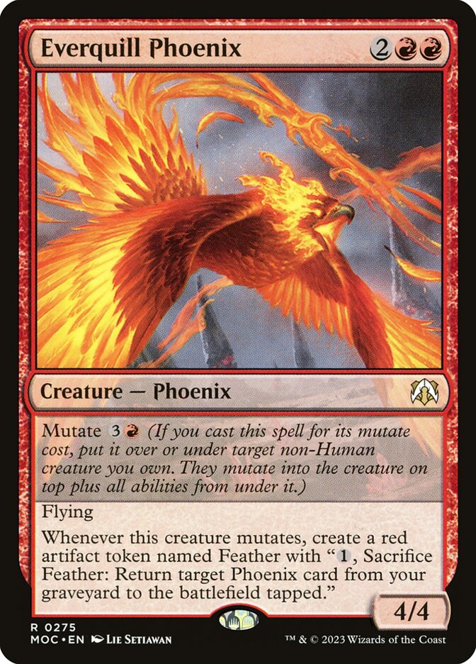 Fênix Plumeterna / Everquill Phoenix - Magic: The Gathering - MoxLand