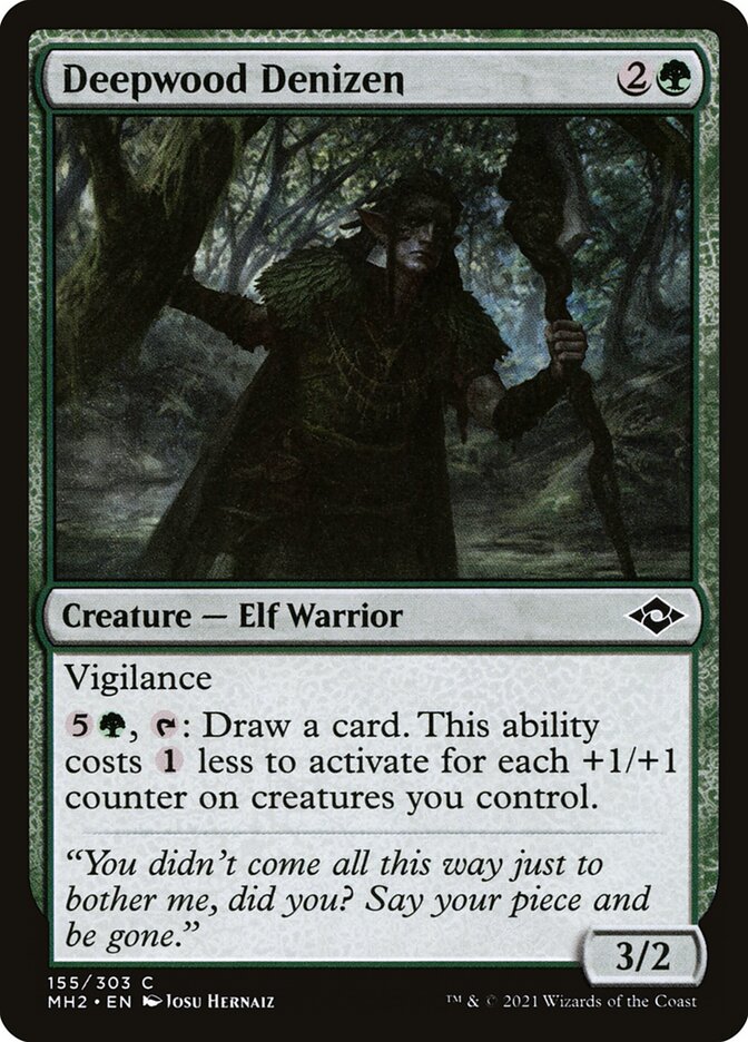 Habitante de Matafunda / Deepwood Denizen - Magic: The Gathering - MoxLand