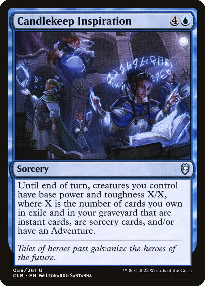 Inspiração do Forte da Vela / Candlekeep Inspiration - Magic: The Gathering - MoxLand