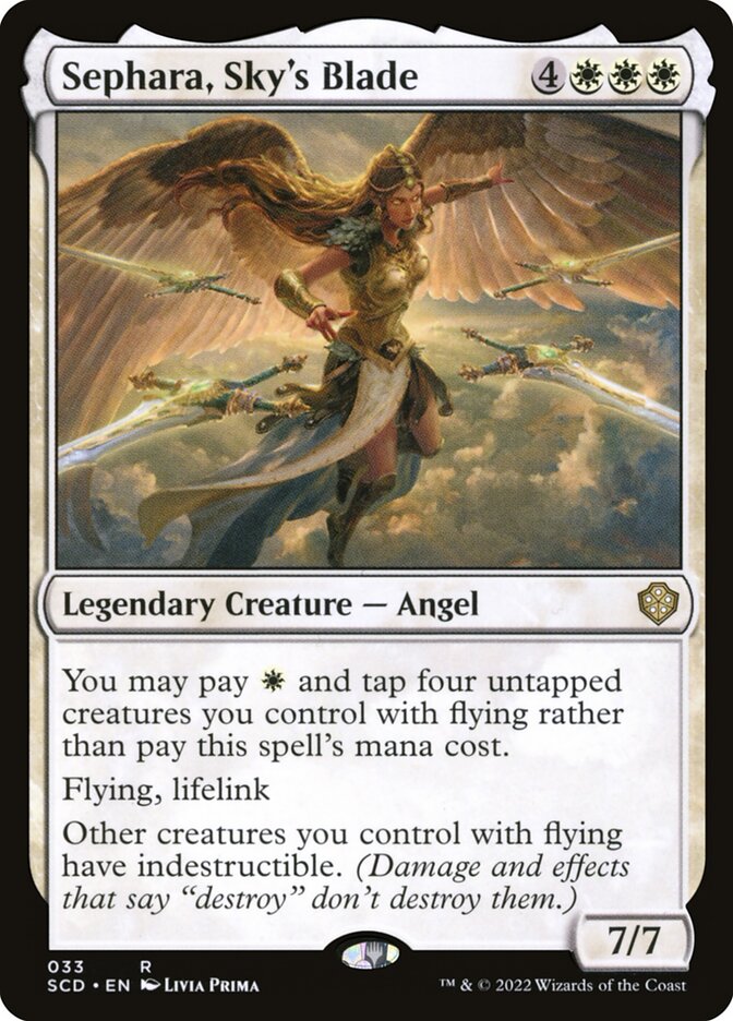 Sephara, Lâmina dos Céus / Sephara, Sky's Blade - Magic: The Gathering - MoxLand