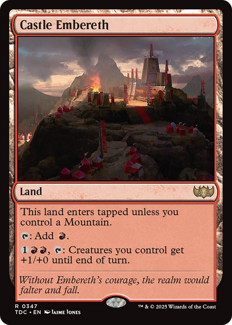 Castelo de Brasoreth / Castle Embereth - Magic: The Gathering - MoxLand