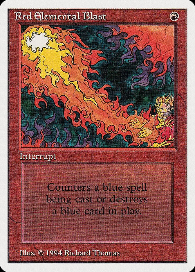 Maldição do Elemental Vermelho / Red Elemental Blast - Magic: The Gathering - MoxLand
