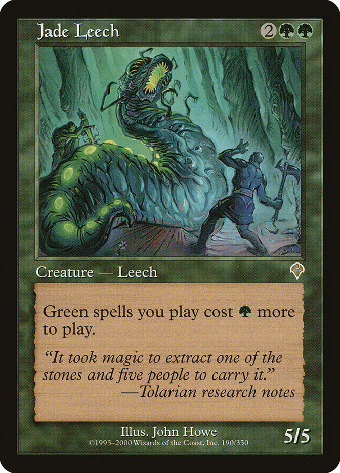 Sanguessuga de Jade / Jade Leech - Magic: The Gathering - MoxLand