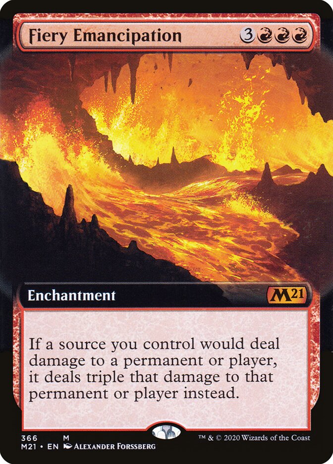 Emancipação Ígnea / Fiery Emancipation - Magic: The Gathering - MoxLand