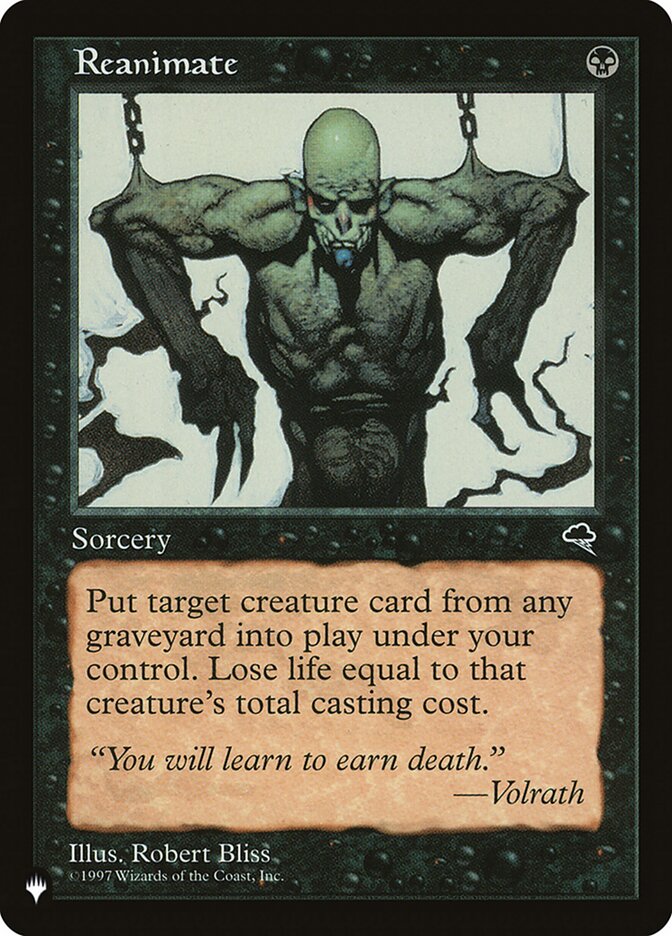 Reanimar / Reanimate - Magic: The Gathering - MoxLand