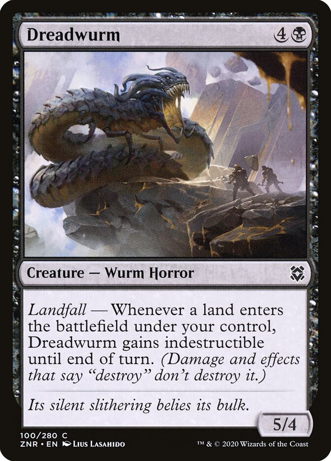 Vorme do Medo / Dreadwurm - Magic: The Gathering - MoxLand