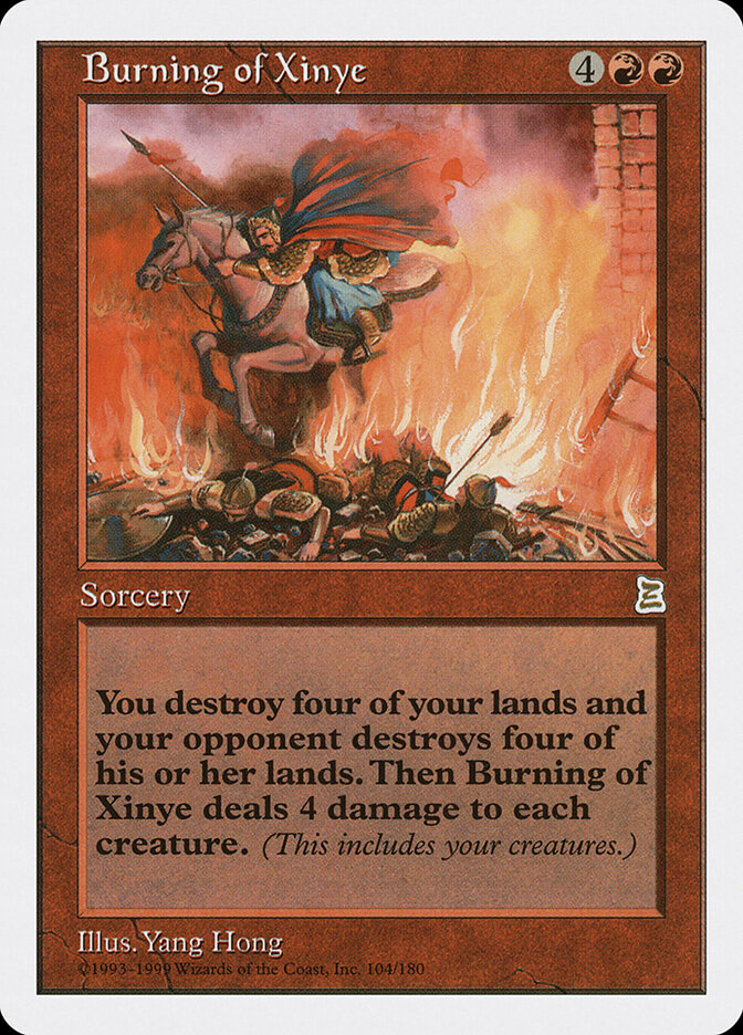 Burning of Xinye - Magic: The Gathering - MoxLand