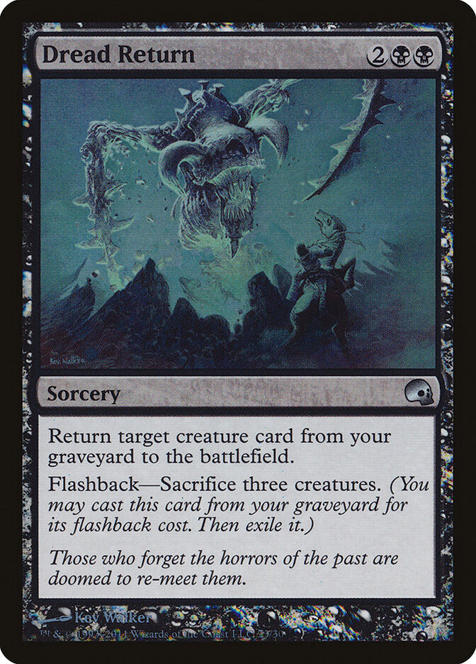 Retorno Aterrorizante / Dread Return - Magic: The Gathering - MoxLand