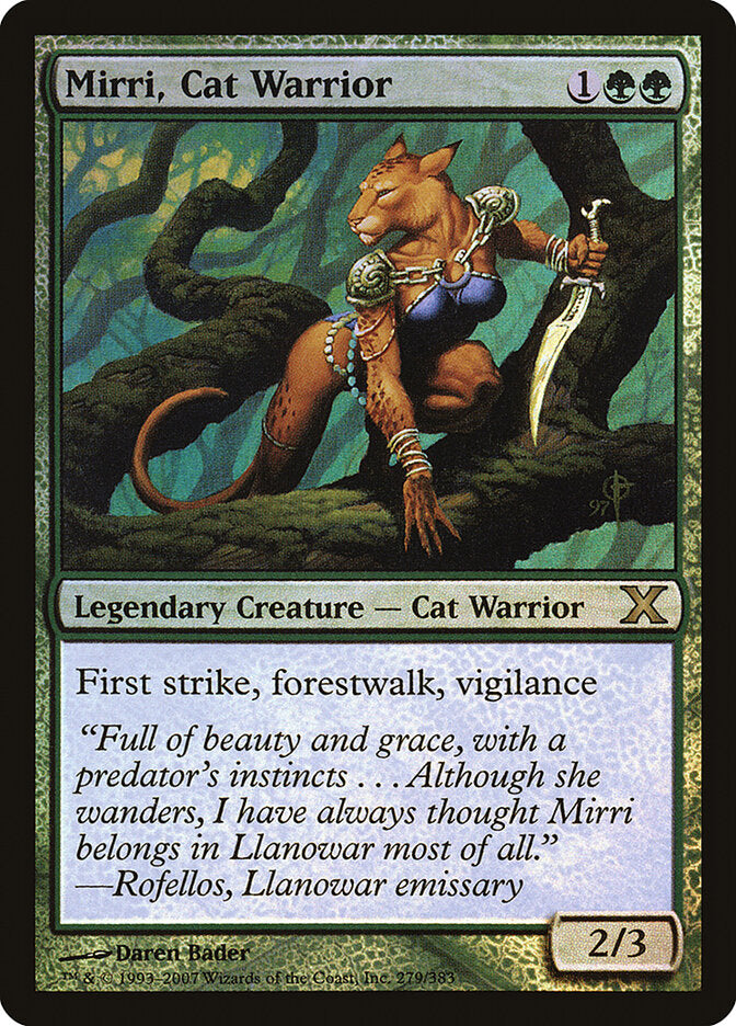 Mirri, Felina Guerreira / Mirri, Cat Warrior - Magic: The Gathering - MoxLand