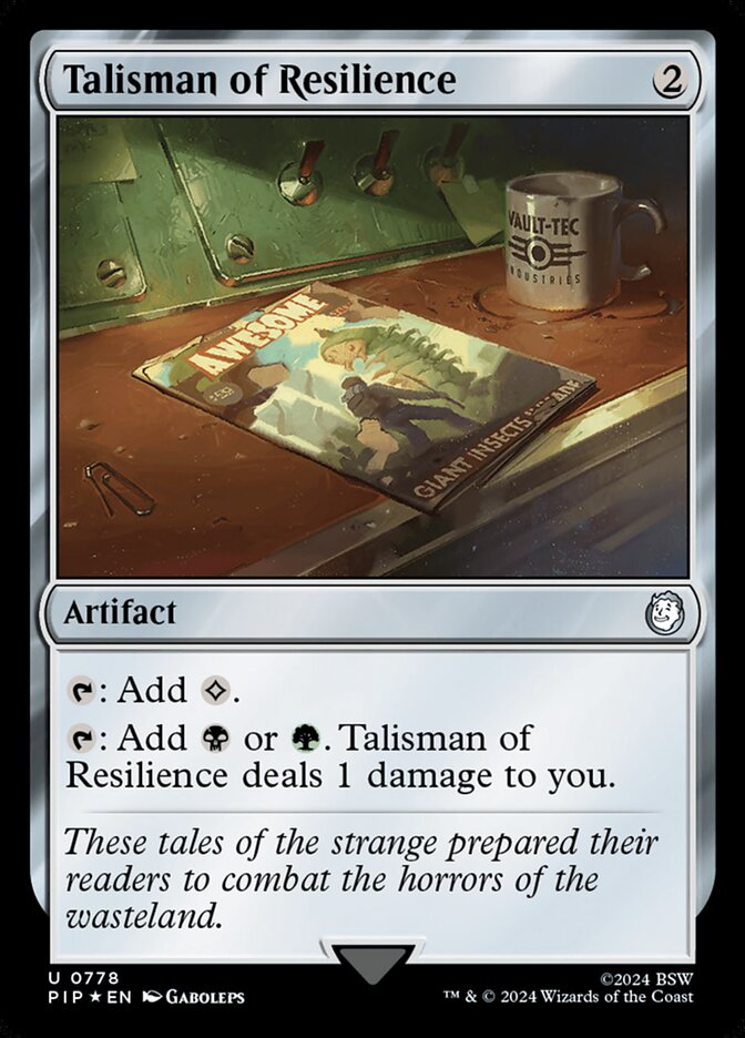 Talismã da Resiliência / Talisman of Resilience - Magic: The Gathering - MoxLand