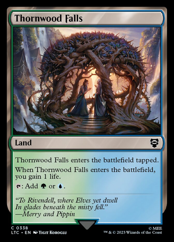 Cachoeira dos Espinhos / Thornwood Falls - Magic: The Gathering - MoxLand