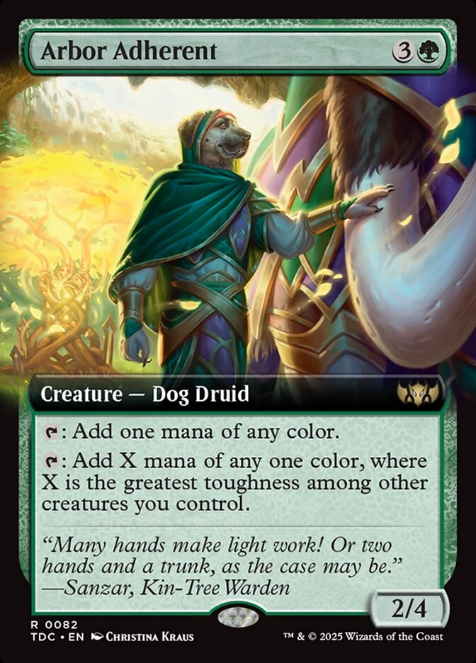 Arbor Adherent - Magic: The Gathering - MoxLand