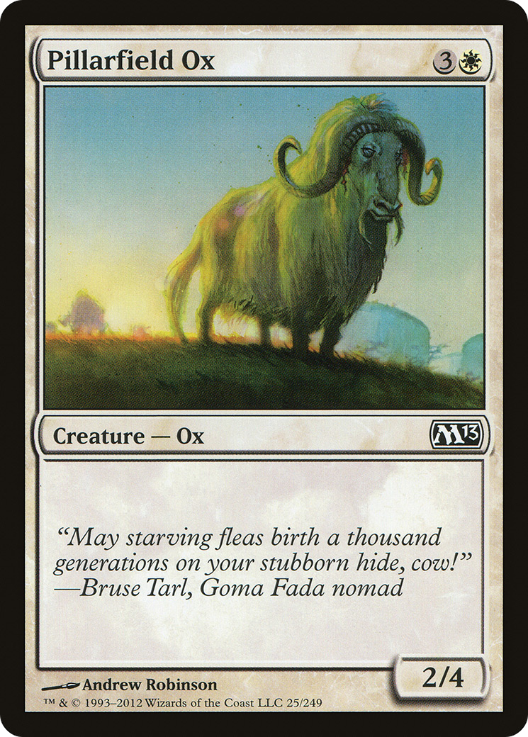 Boi do Vale dos Pilares / Pillarfield Ox - Magic: The Gathering - MoxLand